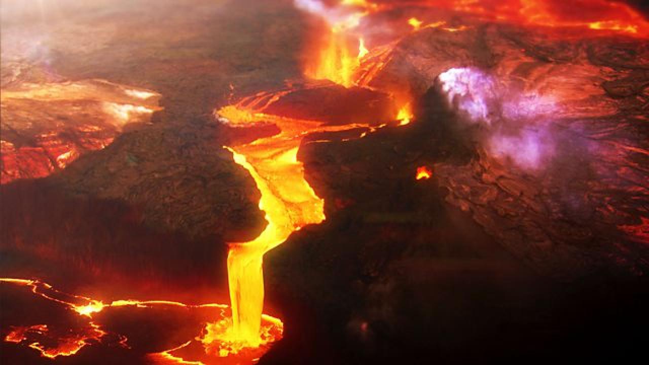 Vesmírné vulkány