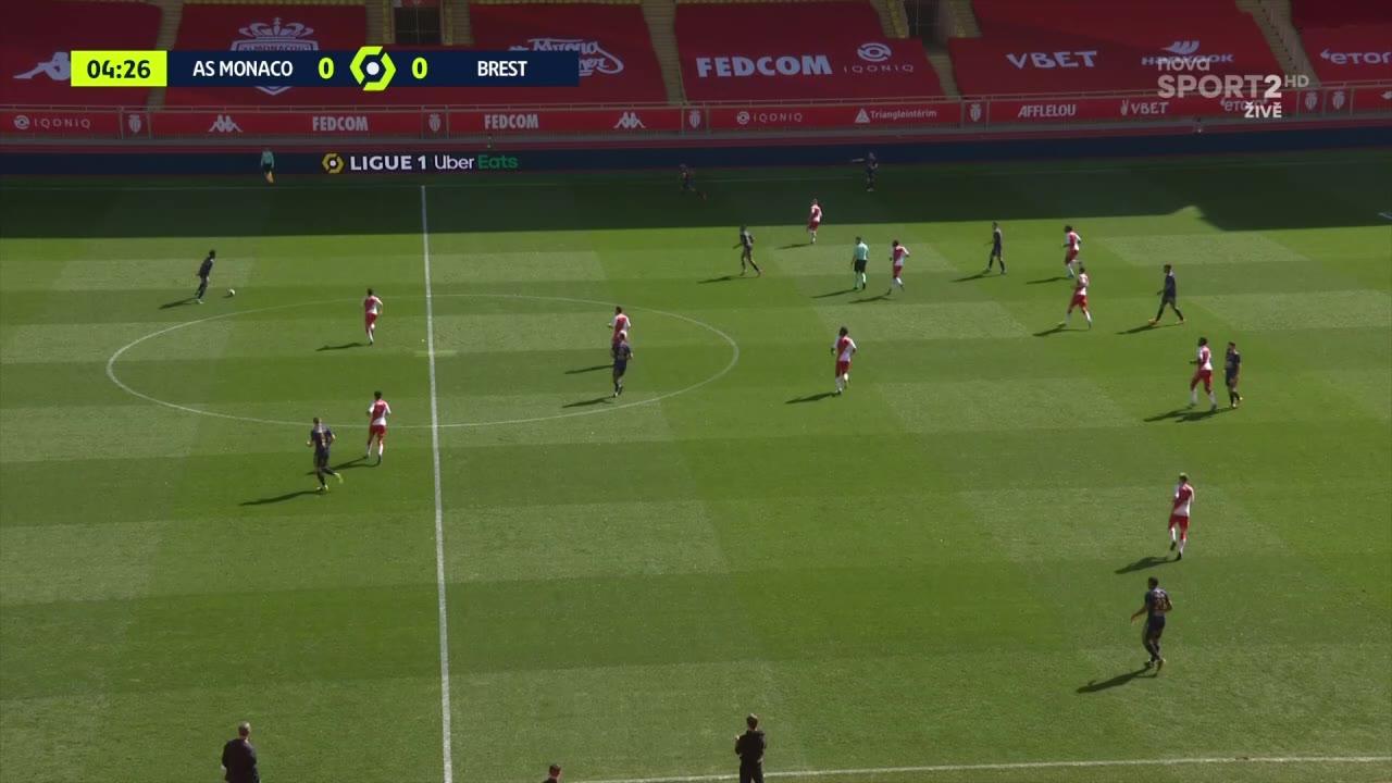 Fotbal: AS Monaco - Stade Brestois