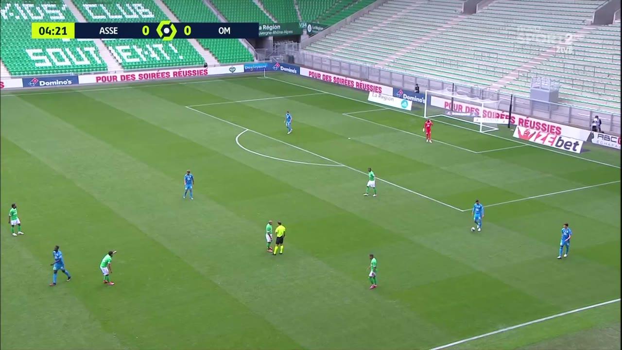 Fotbal: AS Saint - Étienne - Olympique Marseille